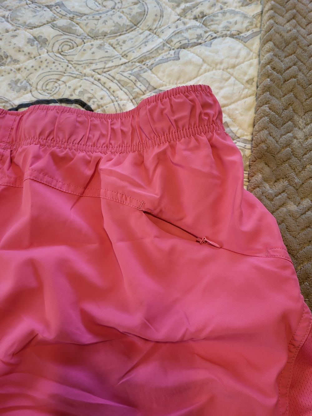 Athletic Works Coral Pink Women's Athletic Shorts - Picture 4 of 7